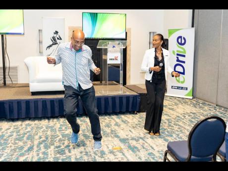 Look who’s dancing now! Raymond Campbell, an attendee busted out his moves as Ruthlyn Johnson, Customer Service Area Manager - East at JPS got the audience warmed up and ready for her presentation.