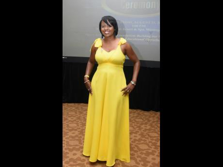 Yellow is Debbie-Ann Johnson’s colour. The wife of Leighton Johnson, president-elect of the Jamaica Teachers’ Association (JTA), made a golden appearance at the JTA’s 58th Annual Conference Awards Ceremony held at the Hilton Rose Hall Resort and Spa 