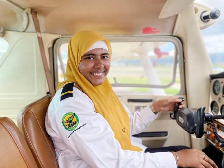 Hassanah Al-Saba on her preference of aviation over academics: “I don’t want to wake up to a job I hate.” 