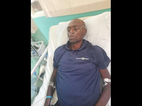 Jamaican farmworker Samuel Jenkins, who is battling Stage Four cancer of the liver and spleen. 