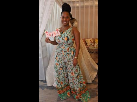 Here comes the beautiful bride-to-be, Rashika Powell, looking to find the perfect dress for her wedding day.