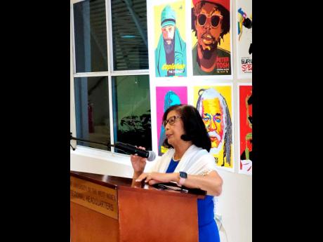 Lady of the hour, Miss Pat, spoke about her love for Jamaica and reggae music at her recent book launch.