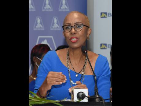 Minister of Education,  Fayval Williams  addresses the delegates at  Jamaica Teachers' Association 58th Annual Conference held at the Hilton Rose Hall Resort and Spa in Montego Bay on August 24.