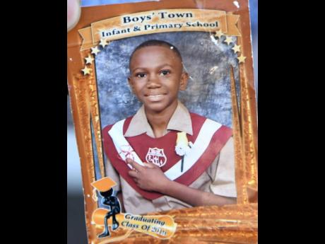 A graduation shot of Nevado Maitland from his former school, Boys’ Town Primary.