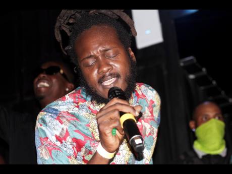 Samory-I delivers deep lyrics and melodies during his lyrical tribute to the guests of honour at last Monday’s Send Off Party held at the newest cultural centre, Di Lot on Constant Spring Road.