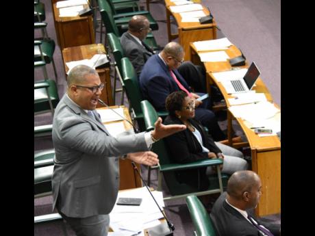 Mikael Phillips, member of parliament for Manchester North Western, is enraged as he insists that questions directed to Education Minister Fayval Williams were not sufficiently answered during a sitting of the House of Representatives on Tuesday.