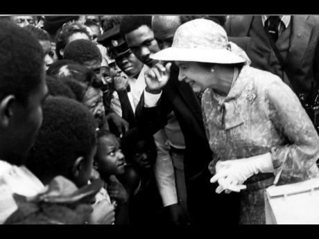 A Gleaner file photo of Queen Elizabeth II during her 1983 visit to Jamaica.