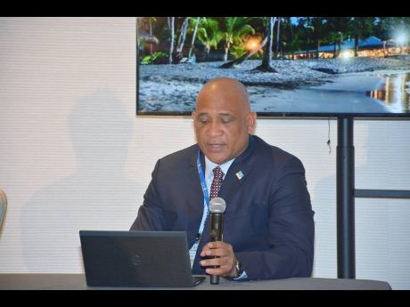 St Lucia’s Deputy Prime Minister and Minister of Tourism Dr Ernest Hilaire. 