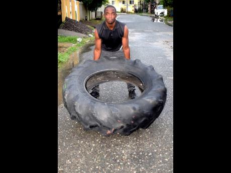 Tyre flips, according to the Bailey, build muscles and they also make for great cardio.
