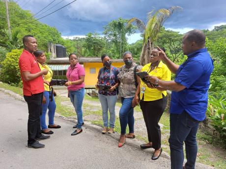 (From left) Andrew Pearson, Statistical Institute of Jamaica (STATIN) area manager; Nickeesha Lawson, STATIN area manager, Cherice Bryan; STATIN geographer/statistician; Abigail Levy, STATIN census taker; Jenese Colquhoun, STATIN zone supervisor; Degree Jo