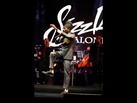 The dynamic Sizzla Kalonji performed in concert with the 35-piece Reggae Orchestra for Reggae Month 2022 at the National Indoor Sports Centre, on February 20. 