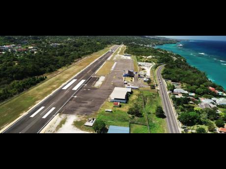 The Ian Fleming International Airport in Boscobel, St. Mary