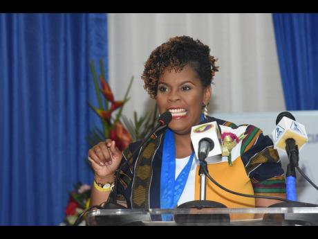 La Sonja Harrison, president of the Jamaica Teachers’ Association. 