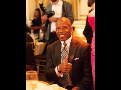 Mayor of New York City Eric Adams was among the A-listers who turned out to pay tribute to Cedella Marley