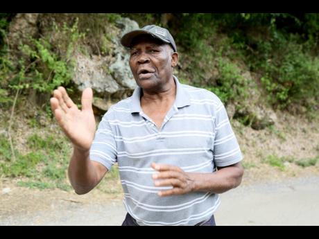 Dalbert Wright, resident of Mina, is one of several residents concerned that the river will continue to undermine the structural integrity of the Sanguinetti roadway.