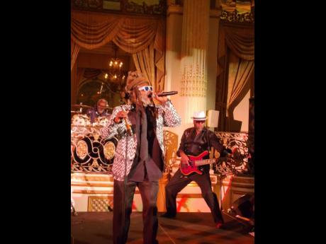 David Hinds of Steel Pulse performs with the band at the American Friends of Jamaica Hummingbird Gala in Manhattan last Friday.