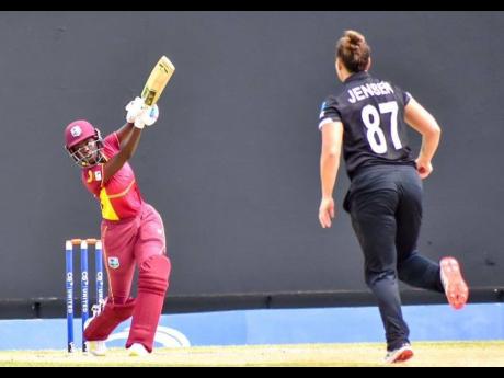  Jamaica and West Indies opener Rashada Williams in action against New Zealand in the recently concluded ODI series.