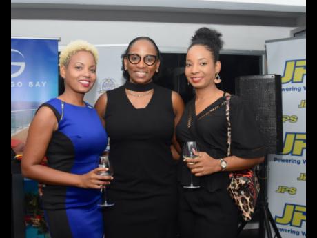 From left: Jody-Marie Smith, chief executive officer, First Dance Studios; Joy Clark, director of corporate and government relations, Digicel; and Sheri-Lee Smith, senior account manager, ATL.