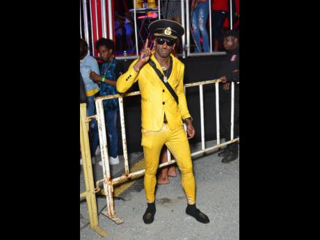 Veteran dancer Shelly Belly's vibrant yellow suit wasn't complete without an authoritative hat. 