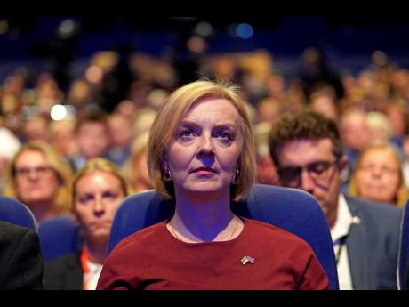 United Kingdom Prime Minister Liz Truss at the Conservative Party annual conference at the International Convention Centre in Birmingham, England, on Sunday October 2.