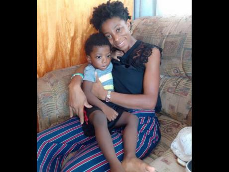 Tanya Williams and her two-year-old son, Jahari Headley, who is in need of urgent heart surgery.
