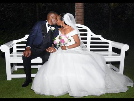 It’s moments like these that truly take your breath away. Dr Rasheed Oladipo and Dana-Marie share a kiss as husband and wife.
