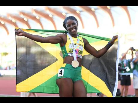 World 200m champion, Jamaica’s Shericka Jackson.