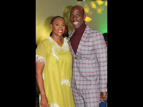 Juliet Holness, member of the House of Representatives, representing St Andrew East Rural, and wife of Prime Minister Andrew Holness, agreed to share the spotlight with SAINT International principal Deiwght Peters, knowing that he is no stranger to the cam