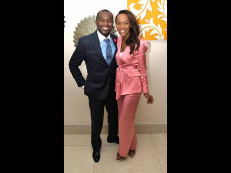 Meila McKitty-Plummer, executive agent, Sagicor Life Corporate Circle branch, and husband, Merrick Plummer, assistant vice-president, Individual Life Sales and Distribution, Sagicor Group, make the perfect pair. 