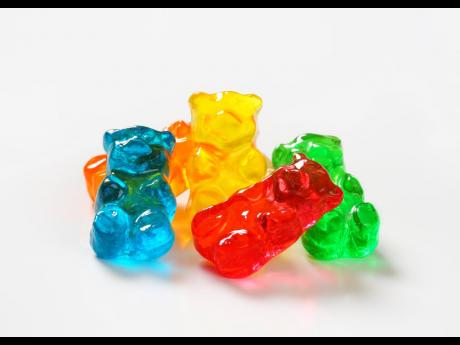 Rummy bears – small, fruit gummy bears candies soaked in rum overnight or longer and frozen.