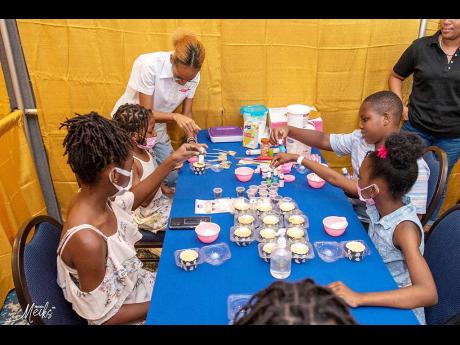 Over the years, the event has had children participate in the show at the Kiddies’ Corner in cupcake decorating sessions. This year was no different.