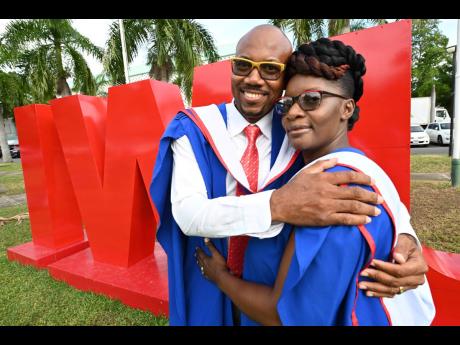 Shane and Vergie Lee Lawson will graduate from The University of the West Indies, Mona, this Saturday with postgraduate diplomas in education.