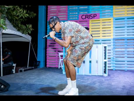  Recording artiste Zac Jone$ was the highlight of CRISP with his performance.