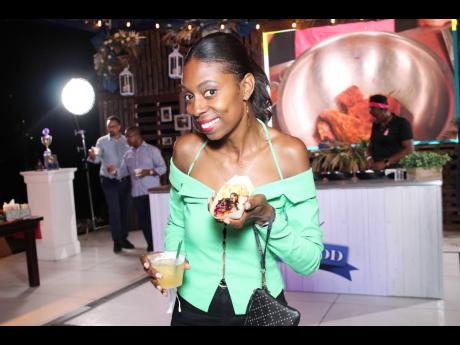 Worthy Park Estate’s Marketing Manager Tamika West indulges in all that flavour had to offer for the opening night of the Jamaica Food and Drink Festival.