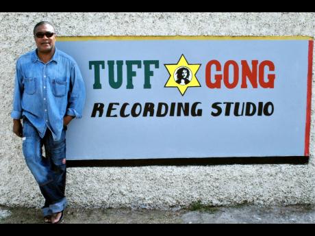 Tyrone Downie outside of Tufff Gong Studio in Kingston.