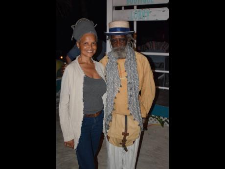 Actress, writer and director Victoria Rowell, who was in town for the screening of her movie ‘Blackjack Christmas’, caught up with friend and artist Ojah.