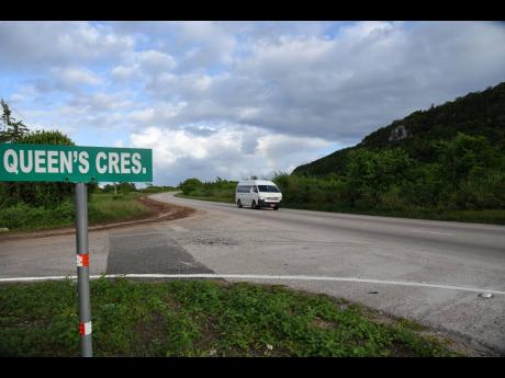 This section of roadway in Discovery Bay, St Ann, is among the areas to upgraded with a new four-lane highway to connect Rose Hall, St James, to Ocho Rios, St Ann.