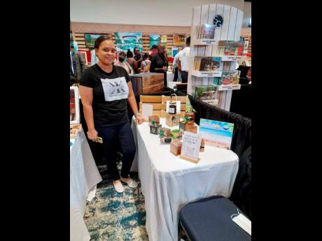Designer and business owner, Krystale Branden-Hind, carries a few of her creations to expos across the island. Her products are currently available at Liguanea Drug and Garden Centre as well as Fontana Pharmacy. 