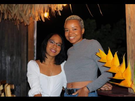 Gleaner Lifestyle and Entertainment Reporter Stephanie Lyew (left), and mentor and friend,  Angella ‘GieGie’ Byfield. 
