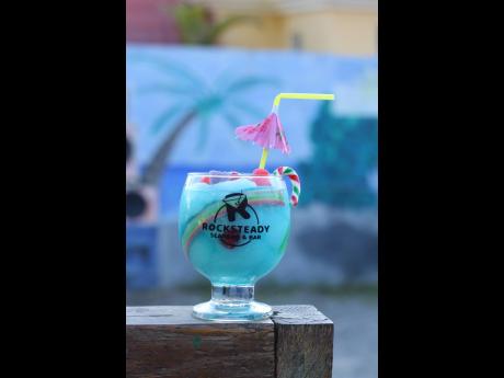 Candy Land is a special frozen cocktail which is a favourite among female customers at Rocksteady Seafood and Bar.