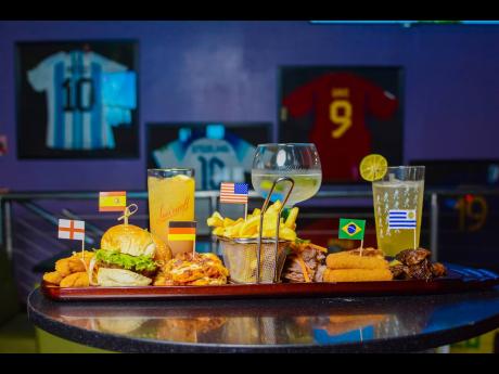 The World Platta features foods from the top 10  World Cup teams. 