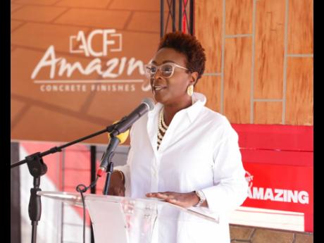 Senator Janice Allen and opposition spokesperson in the Ministry of Tourism led the opening of ACF’s Montego Bay location as master of ceremonies.
