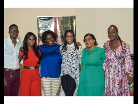 From left: Dr Kimani Wynter, Dr Kimberley Johnson, Dr Janice Simmonds-Fisher, Emily Shields, Dr Kristi Sharp and  Dr Karen Phillps.