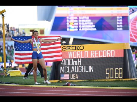 World  400m hurdles record holder Sydney McLaughlin-Levrone 