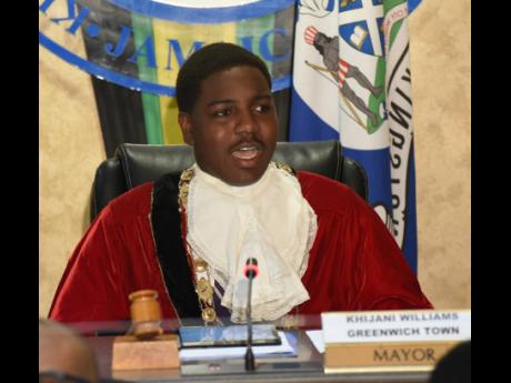 Khijani Williams, Junior Council Mayor of the KSAMC.