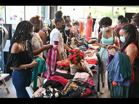 The 2021 staging of New Wave’s Celebrity Closet, a charity thrift experience where part proceeds from the event are donated towards a charitable initiative that supports and uplifts Jamaica’s cultural and creative industries. 