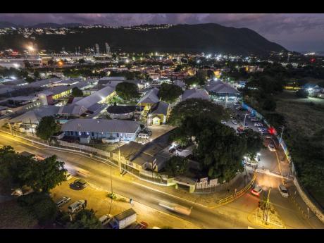 An aerial photo of Bustamnate Hospital for Children in St Andrew. A $100-million donation for ICU beds has been stalled for four years.