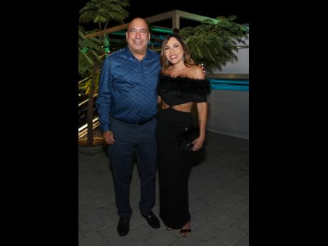 President and CEO of Sagicor Group Jamaica Christopher Zacca (left) and CEO of Sagicor Investments Tara Nunes complement each other well at Posh: Luxury x Vogue.
