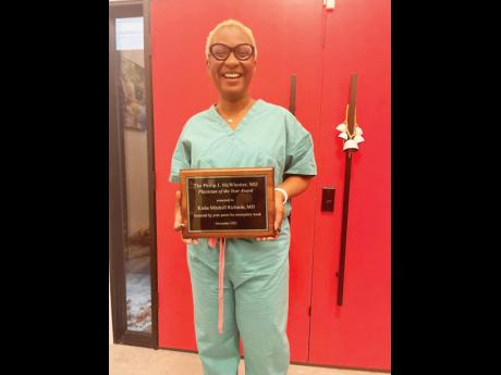 Jamaican-born Dr Kisha Mitchell-Richards has copped the first ‘Phil McWhorter Physician of the Year’ award.