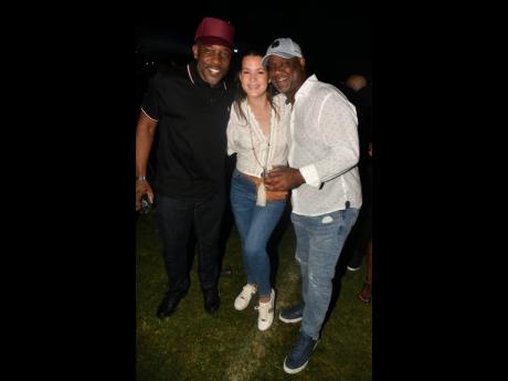 Yes, we are ‘Meet The Mitchell’ (MTM) first cousins here at Something Extra, and it turns out Oliver McIntosh of Verticast (right) is too, as he is seen here with MTM’s Wayne Mitchell (left) and Tami Chin Mitchell at the Burna Boy concert.